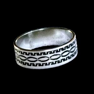 TITANIUM FOREVER WEAR SILVER NEW MENS SIZE 10 ELEVATE YOUR STYLE  ETERNITY BAND